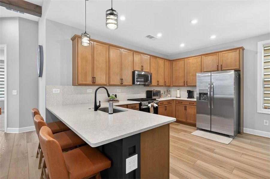 Furnished interior view inside a new home in , Hoschton (Image 14).