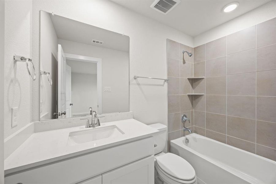 Furnished interior view inside a new home in The Estates Collection at Overland Grove, Forney (Image 8).