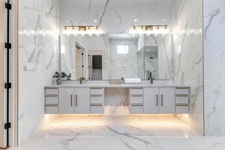 Furnished interior view inside a new home in , Houston (Image 14).