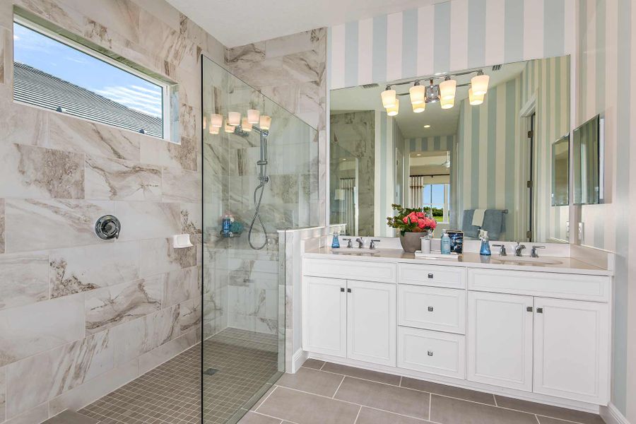 Representative furnished interior of a home built from the Bright Meadow 2 by Neal Communities in Grand Park, Sarasota (Image 10).