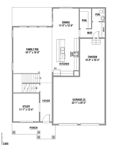 Plan C405 1st Floor