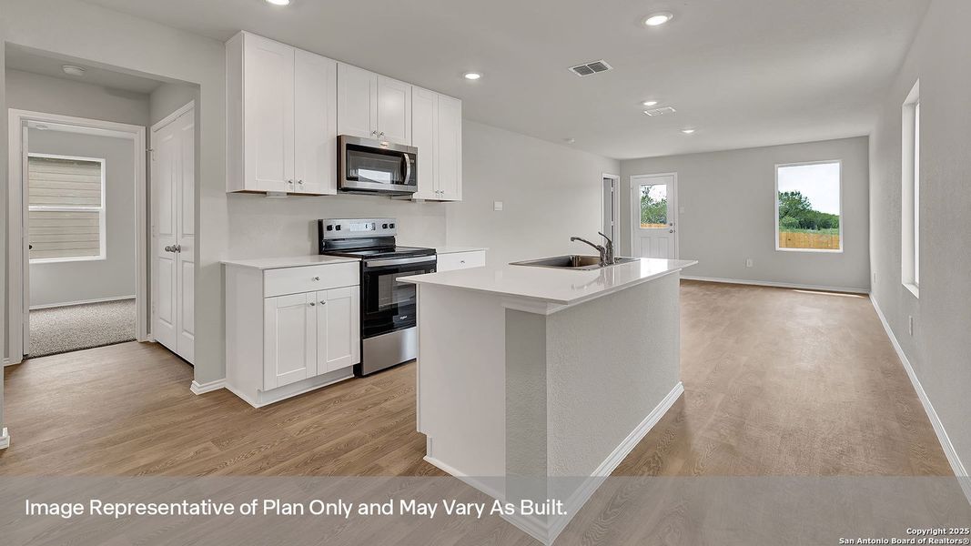 Furnished interior view inside a new home in Spring Valley, New Braunfels (Image 4).