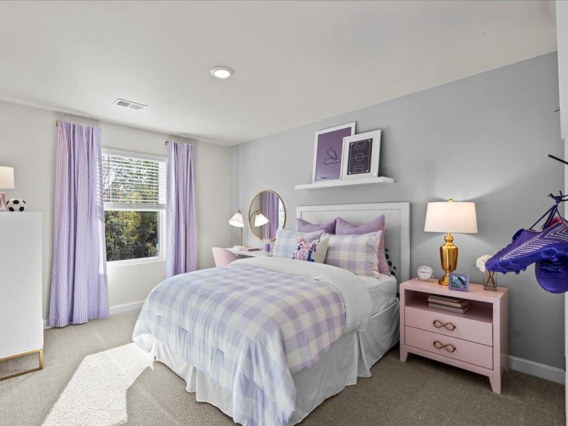 Furnished interior view inside a new home in River Glen, Angier (Image 16).