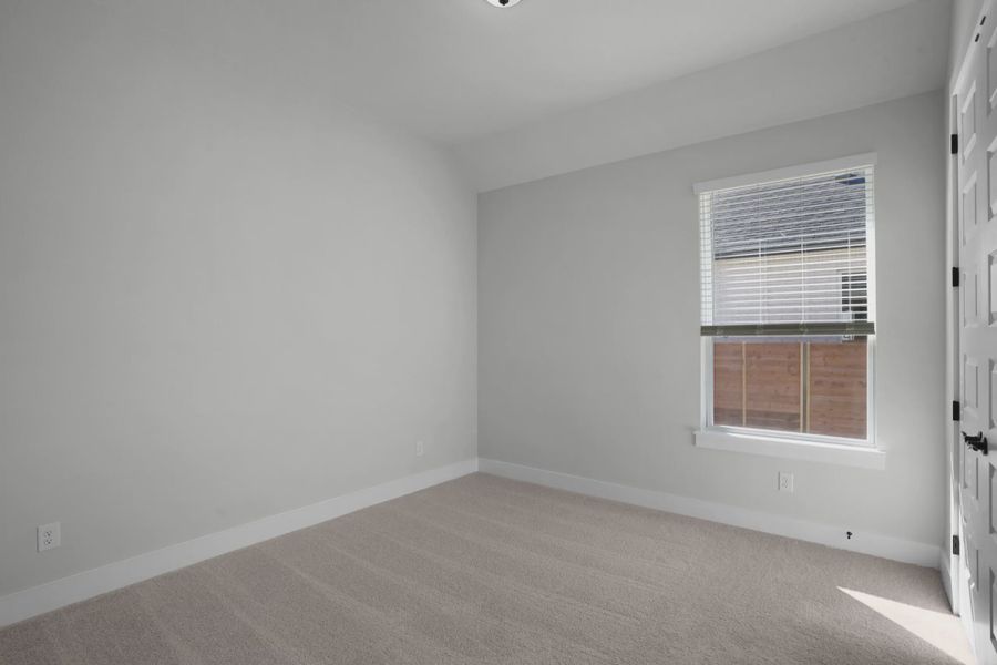 Representative unfurnished interior of a home built from the Sicily by Chesmar Homes in Berry Creek Highlands, Georgetown (Image 29).