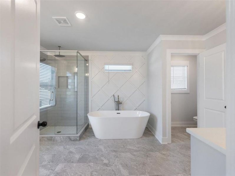 Furnished interior view inside a new home in , Buford (Image 9).