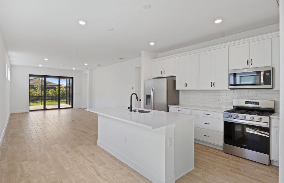 Furnished interior view inside a new home in Terreno, Naples (Image 6).