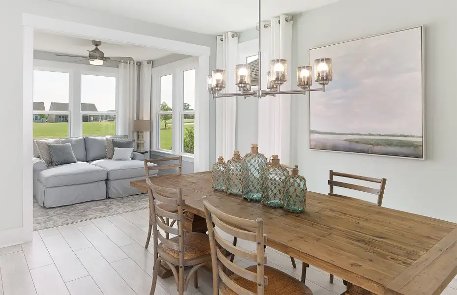 Furnished interior view inside a new home in Sun City Hilton Head, Bluffton (Image 12).
