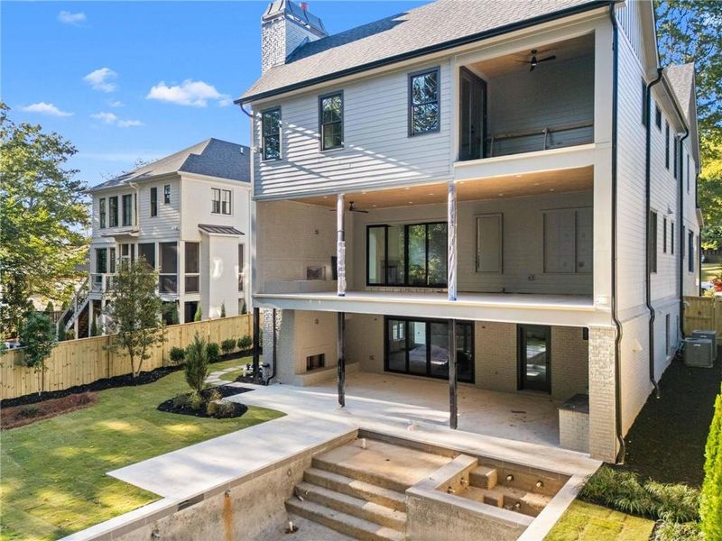 Exterior details and patio area of a home in , Atlanta (Image 3).