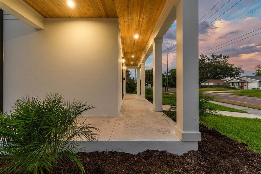 Exterior details and patio area of a home in , St. Petersburg (Image 37).