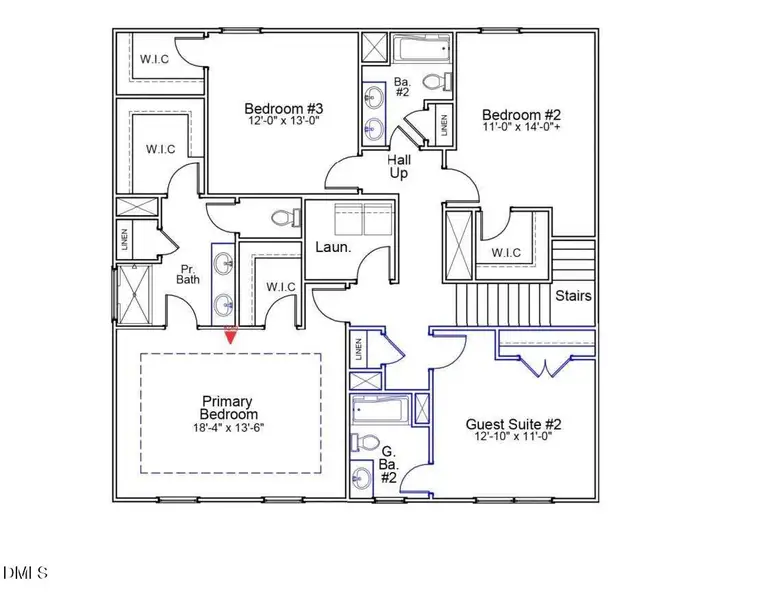 GDR 47 Floor plan - 2nd floor (version 1