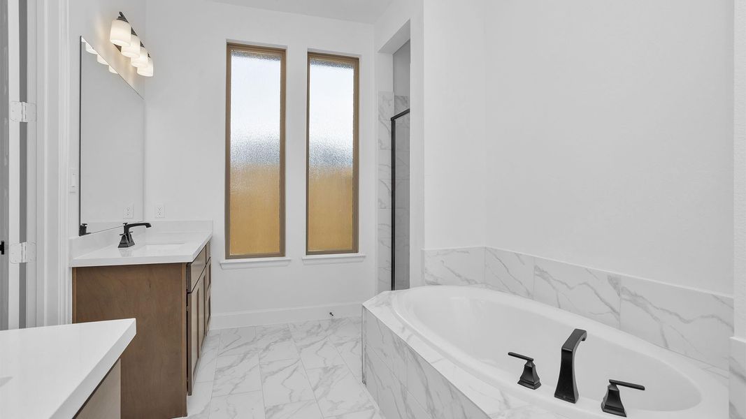 Furnished interior view inside a new home in Cross Creek West 55', Fulshear (Image 6). Furnished interior view inside a new home in Cross Creek West 55', Fulshear (Image 6).