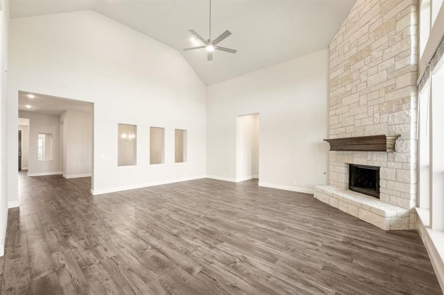 Spacious, unfurnished interior of a new home in Wildcat Ridge, Godley (Image 35). Spacious, unfurnished interior of a new home in Wildcat Ridge, Godley (Image 35).