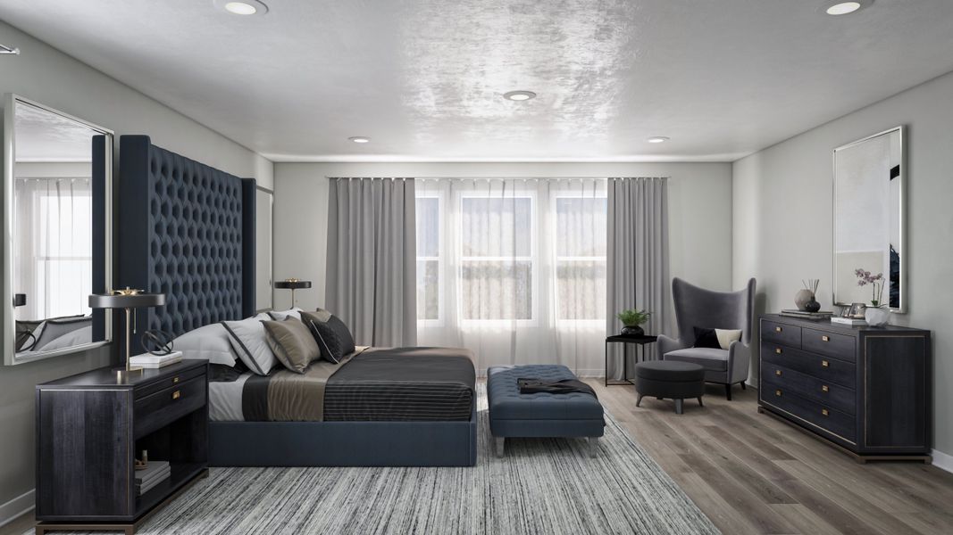 Representative furnished interior of a home built from the Sequoia II by Beazer Homes in Vintner Reserve, Clermont (Image 10).