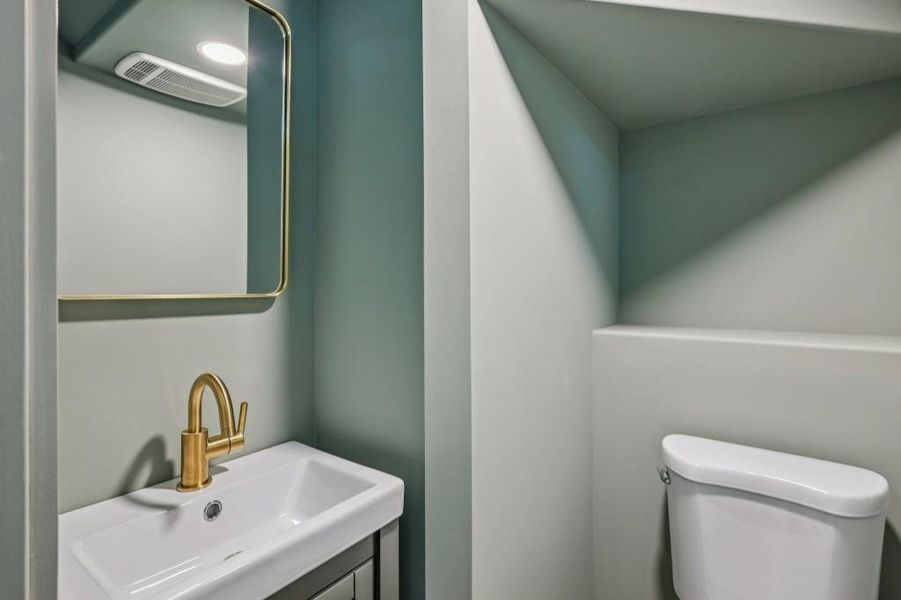 Furnished interior view inside a new home in , Atlanta (Image 12).