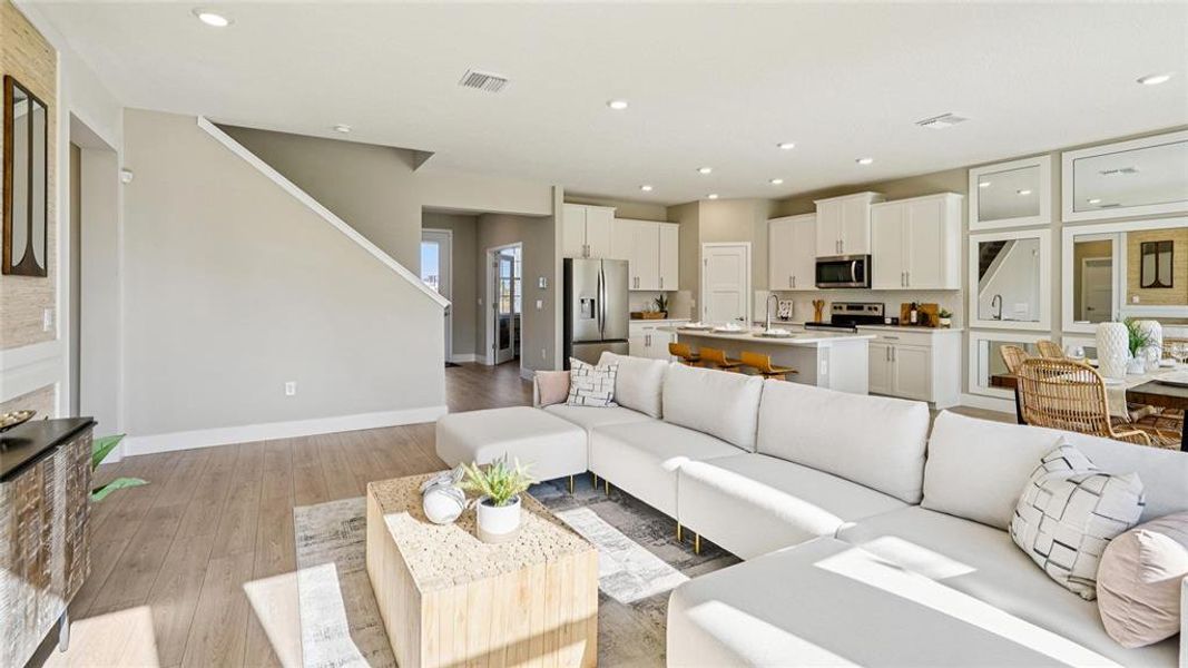 Furnished interior view inside a new home in , Ocala (Image 12).