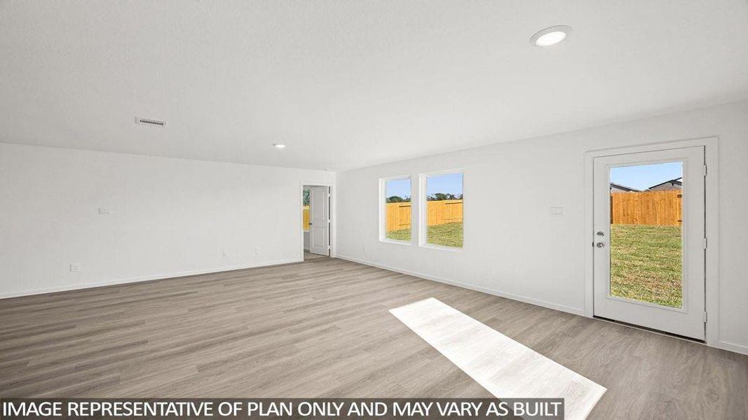 Spacious, unfurnished interior of a new home in New Waverly Station, New Waverly (Image 7).