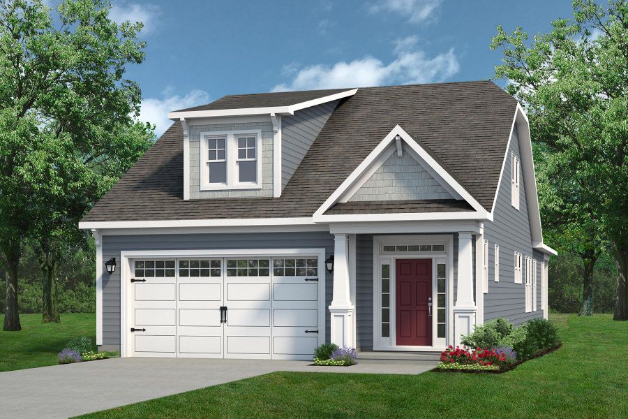 Representative exterior photo of a completed home built from the The Jasmine by Chesapeake Homes in Coastal Club of the Carolinas, Calabash, NC (Image 17).