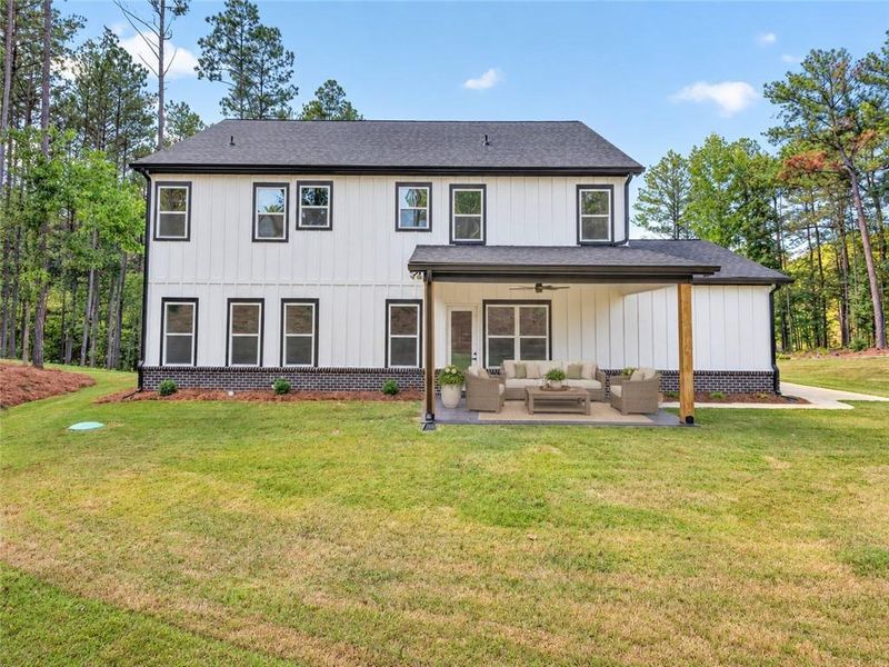 Exterior details and patio area of a home in , Winder (Image 3).