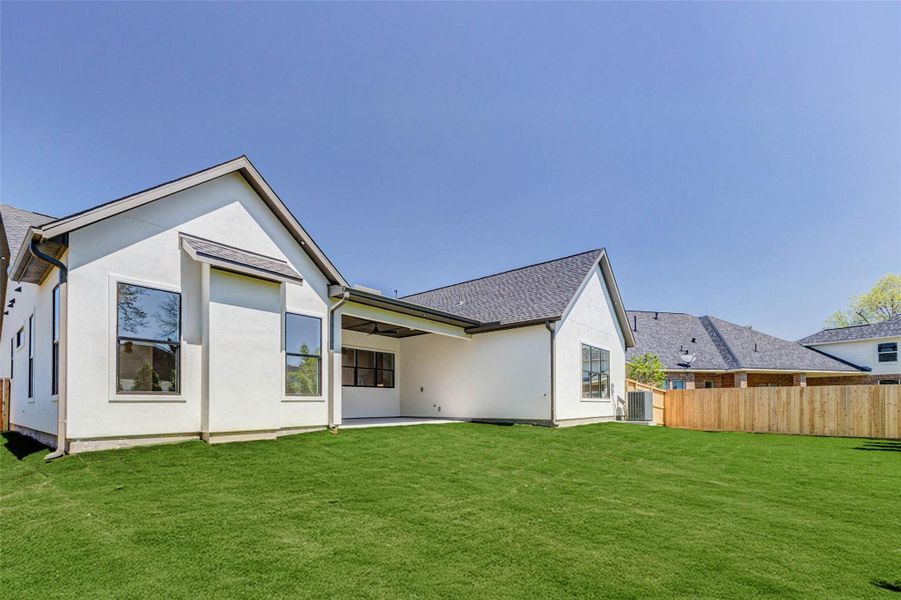 Exterior details and patio area of a home in , Fulshear (Image 21).