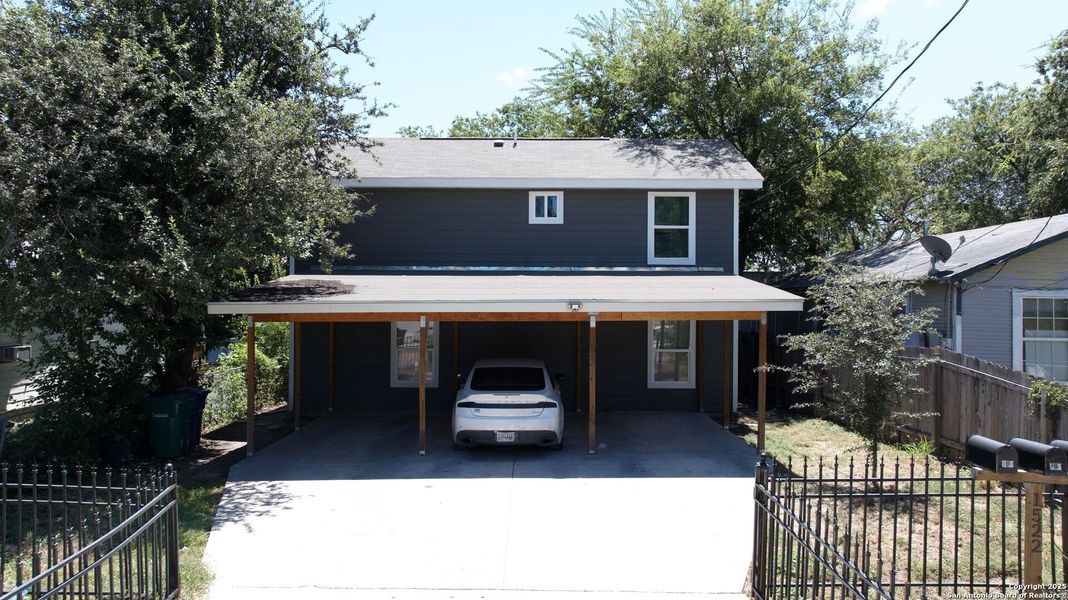 Front exterior of a new home in , San Antonio, TX, highlighting curb appeal (Image 10).