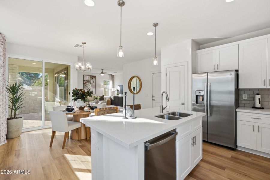 Open Kitchen and Dining Open Kitchen and Dining