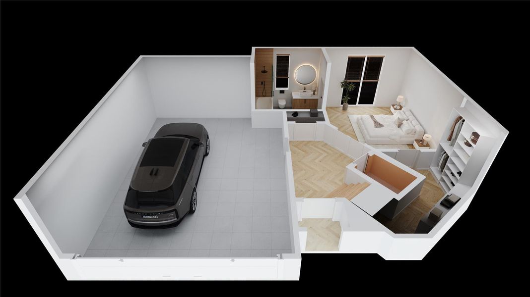 2D floor plan layout of this home in , Houston, TX (Image 6).