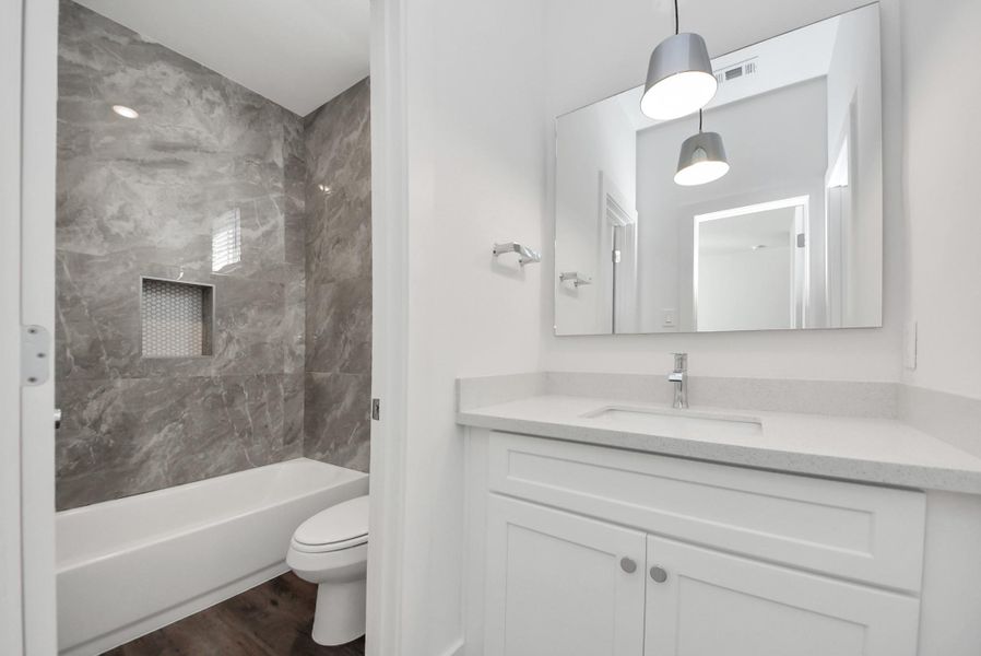 Furnished interior view inside a new home in Carver Landing, Houston (Image 31).