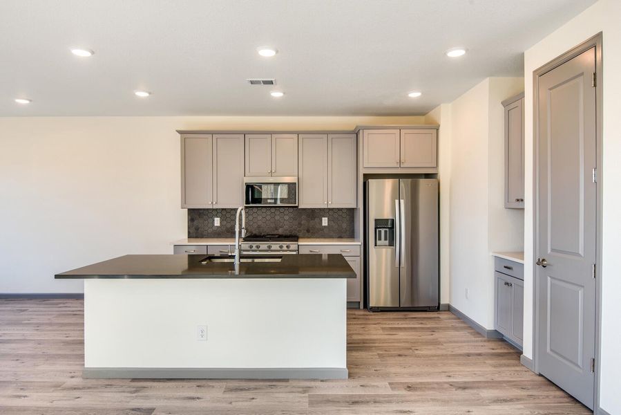 Representative furnished interior of a home built from the C by Tri Pointe Homes in Westside Crossing, Berthoud (Image 3).