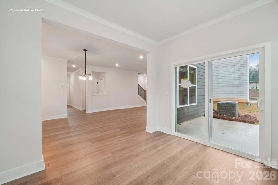 Spacious, unfurnished interior of a new home in Oak Grove Hill, Huntersville (Image 25).