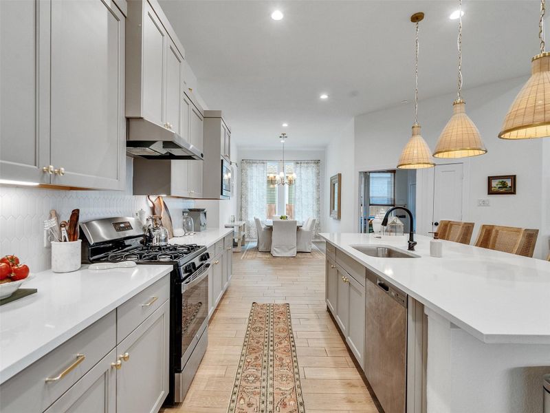 Furnished interior view inside a new home in , Katy (Image 33).