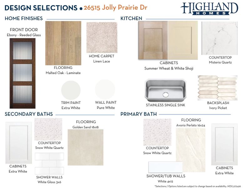 Sample of building materials used in homes in Jubilee, Hockley (Image 21).