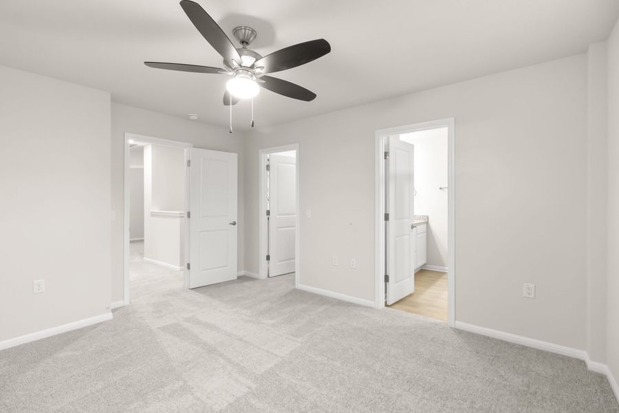 Spacious, unfurnished interior of a new home in Whisper Valley, Manor (Image 30). Spacious, unfurnished interior of a new home in Whisper Valley, Manor (Image 30).