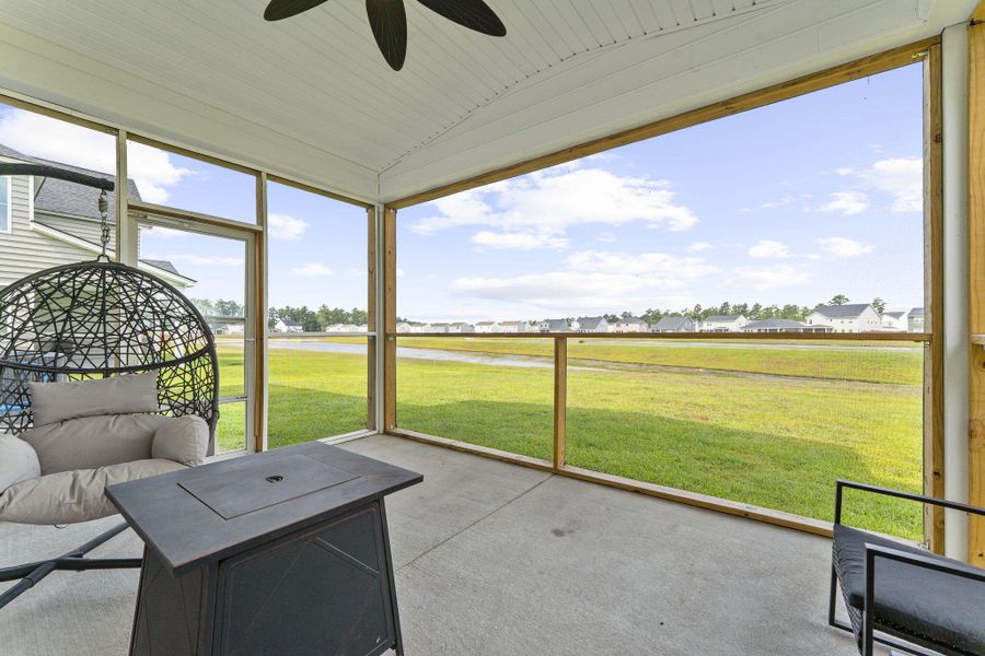 Exterior details and patio area of a home in Lindera Preserve at Cane Bay Plantation, Summerville (Image 24). Exterior details and patio area of a home in Lindera Preserve at Cane Bay Plantation, Summerville (Image 24).