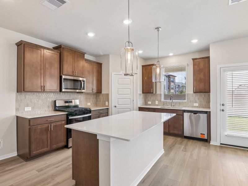 Furnished interior view inside a new home in Parkway Commons - City Series, Missouri City (Image 4).