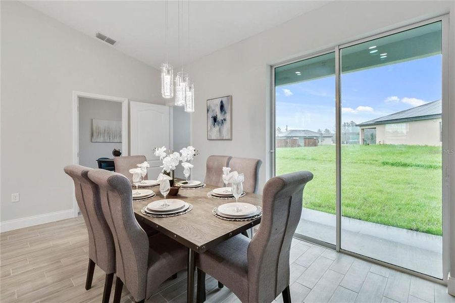 Furnished interior view inside a new home in , Kissimmee (Image 21).