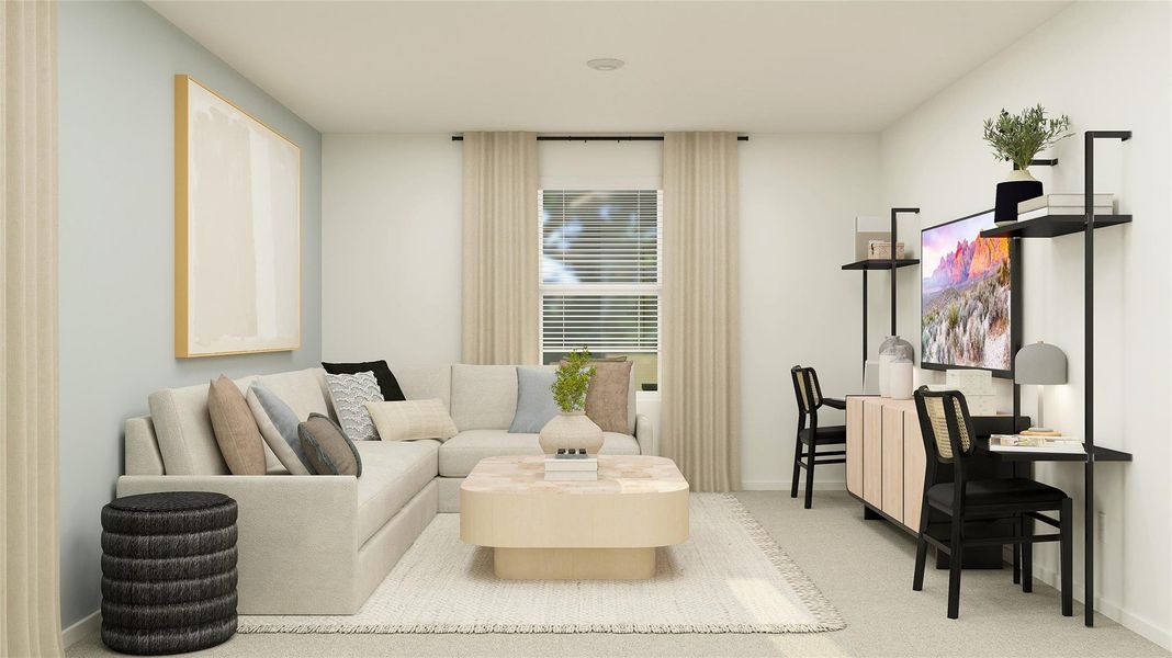 Furnished interior view inside a new home in Synova, Crosby (Image 16).