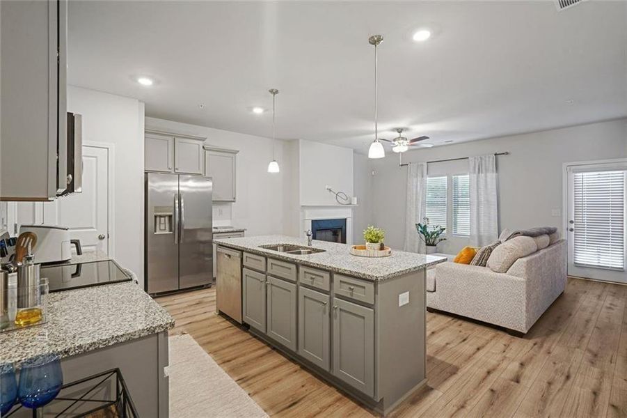 Furnished interior view inside a new home in Chatham, Hampton (Image 16).