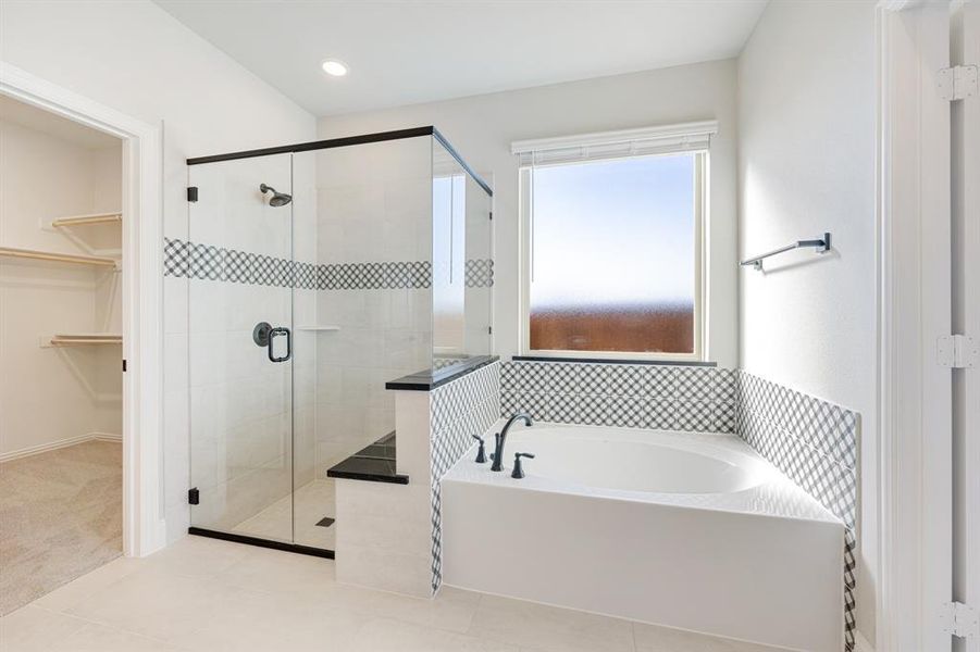 Furnished interior view inside a new home in Parks at Panchasarp Farms 55-60, Burleson (Image 17).