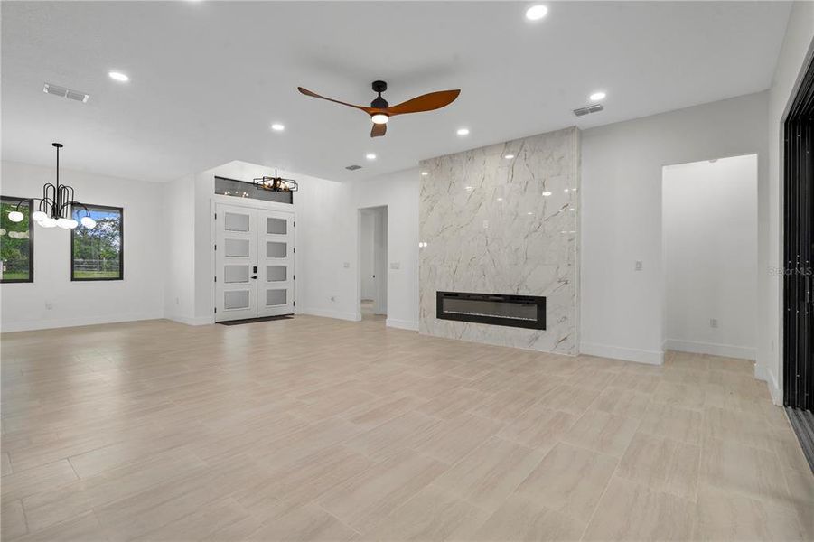 Spacious, unfurnished interior of a new home in , New Port Richey (Image 33).