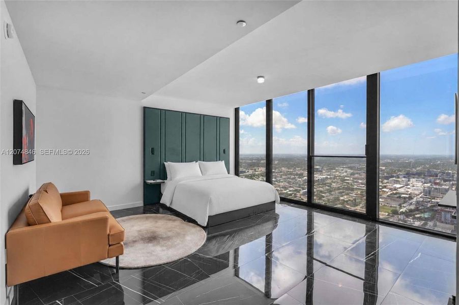 Furnished interior view inside a new home in , Miami (Image 8). Furnished interior view inside a new home in , Miami (Image 8).