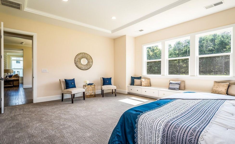 Representative furnished interior of a home built from the Columbia by Greybrook Homes in Shepherds Trace, Clover (Image 8).