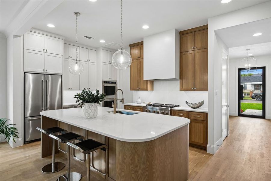 Furnished interior view inside a new home in , Dallas (Image 8). Furnished interior view inside a new home in , Dallas (Image 8).