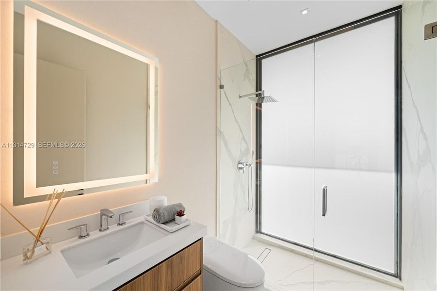 Furnished interior view inside a new home in , North Miami Beach (Image 29).