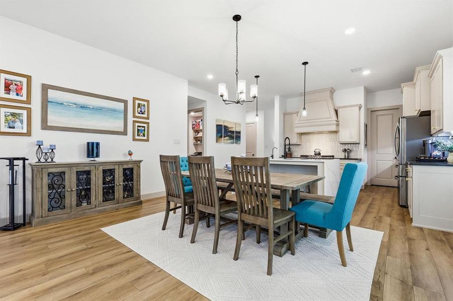 Furnished interior view inside a new home in Estates at Stacy Crossing, McKinney (Image 30).
