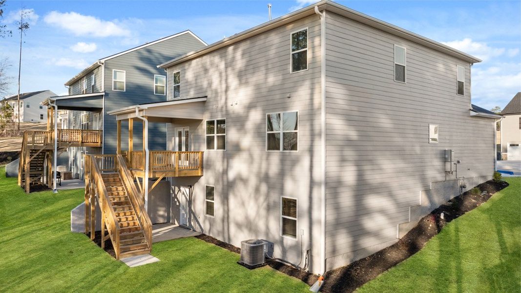 Exterior details and patio area of a home in Southwind Village, Evans (Image 26).