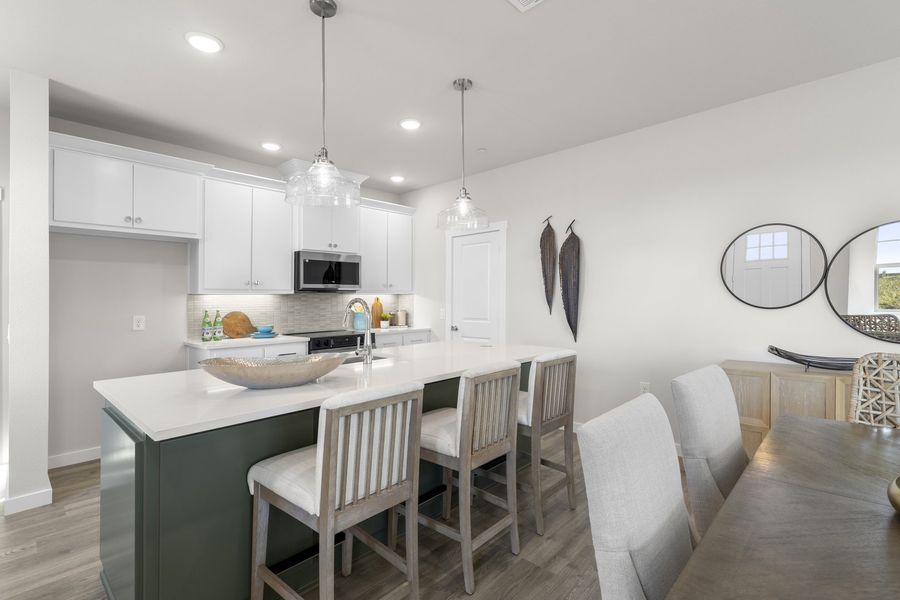Furnished interior view inside a new home in Wildridge, Oak Point (Image 12).