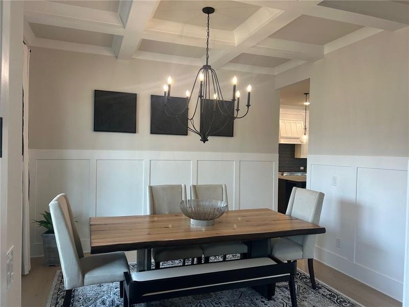 Furnished interior view inside a new home in Sierra Lake, Cumming (Image 5).