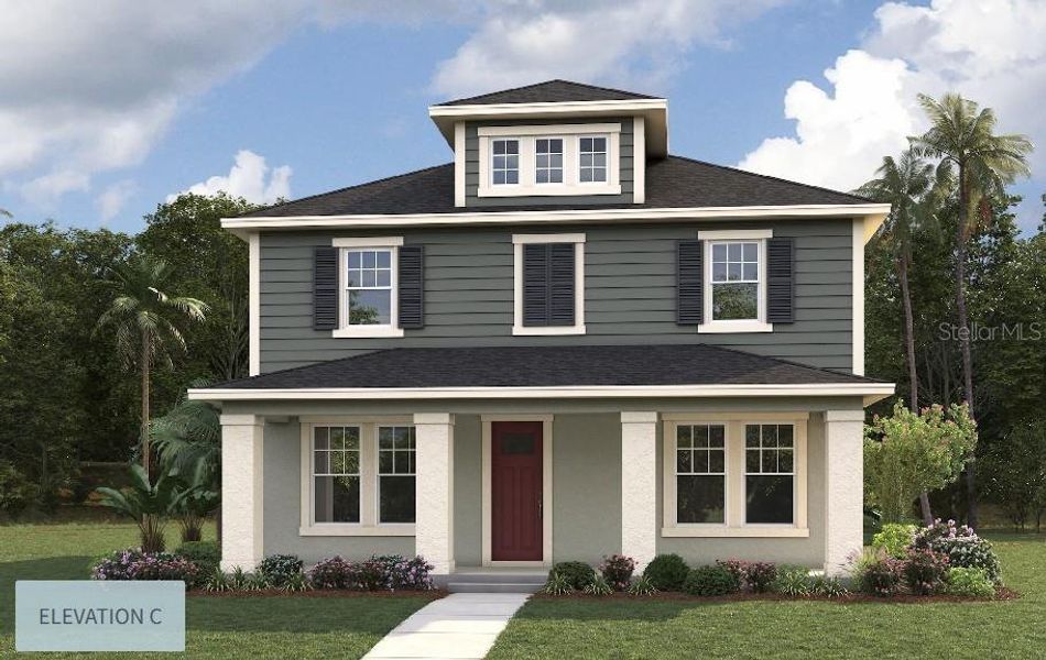 Front exterior of a new home in , St. Petersburg, FL, highlighting curb appeal (Image 1). Front exterior of a new home in , St. Petersburg, FL, highlighting curb appeal (Image 1).