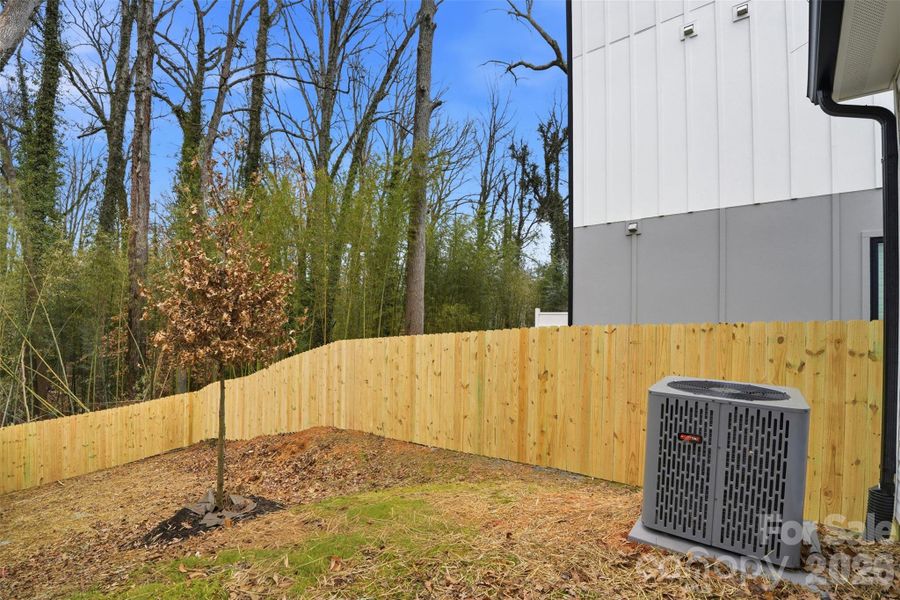 Exterior details and patio area of a home in , Charlotte (Image 3). Exterior details and patio area of a home in , Charlotte (Image 3).