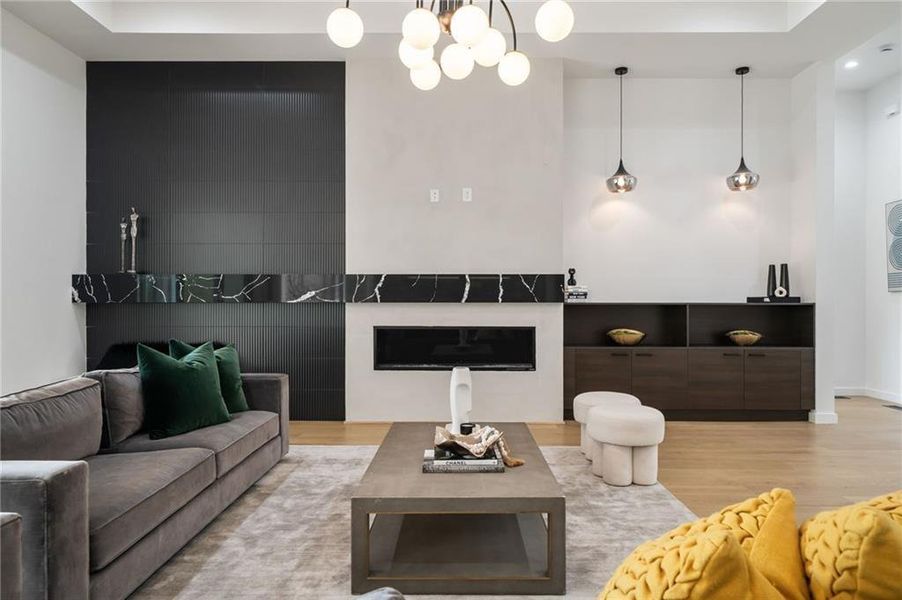 Furnished interior view inside a new home in , Atlanta (Image 33). Furnished interior view inside a new home in , Atlanta (Image 33).